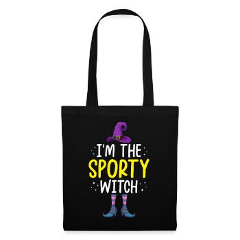 Je suis la sorcière sportive - Sac en tissu - noir - Devant
