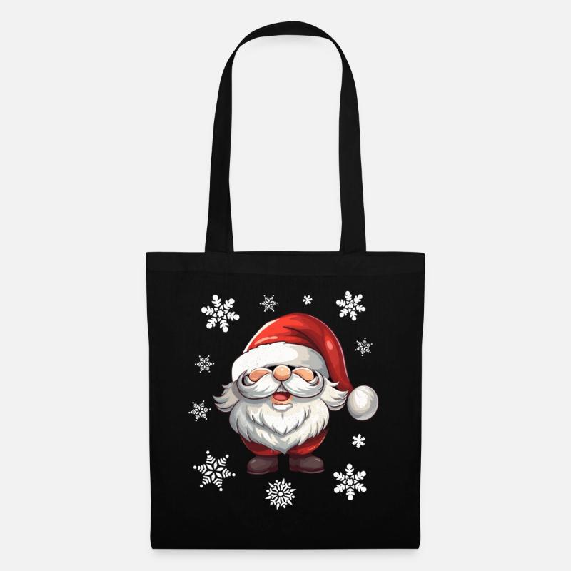 Weihnachten - Stoffbeutel - Schwarz