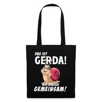 Funny Tshirt Humor Lazy Fun Sport Running Work - Tote Bag - black - Front
