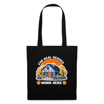 Animal Shelter for Real Heroes Work Foster Home - Tote Bag - black - Front