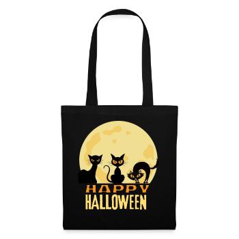 Happy Halloween - Stoffbeutel - Schwarz - Vorne