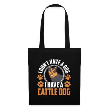 I have an Australian Cattle Dog Cattle Dog - Tote Bag - black - Front