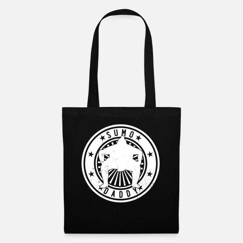 Sumo Daddy Lutteur de sumo Sumo Daddy - Sac en tissu - noir