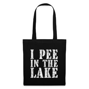 I Pee In The Lake 3 - Stoffbeutel - Schwarz - Vorne