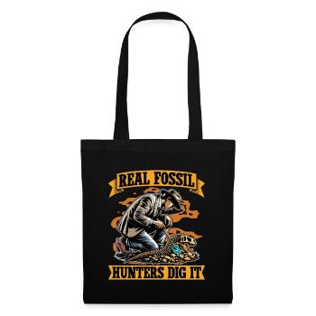 Real Fossil Hunters Dig It Loves Fossil Collecting - Tote Bag - black - Front