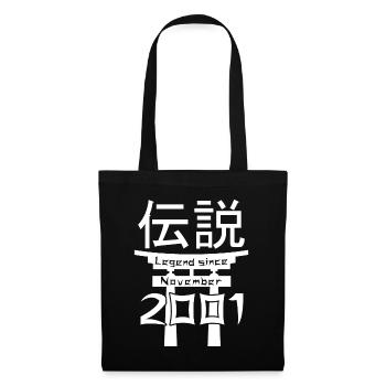 Legend since November 2001 Birthday Gift - Tote Bag - black - Front