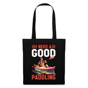 I Need A Good Paddling 2 - Stoffbeutel - Schwarz - Vorne