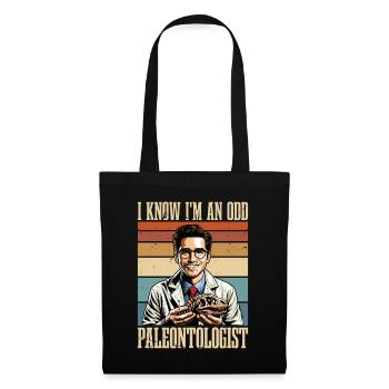 Paleontology I Know I'm An Odd Fossil Collector - Tote Bag - black - Front