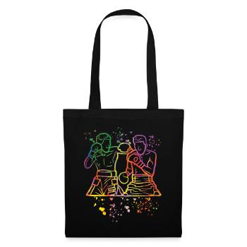 Boxing Fighter Kids Boxing Match Boxer - Tote Bag - black - Front