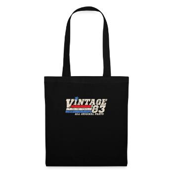 1983 Birthday Vintage All Original Parts No II - Tote Bag - black - Front