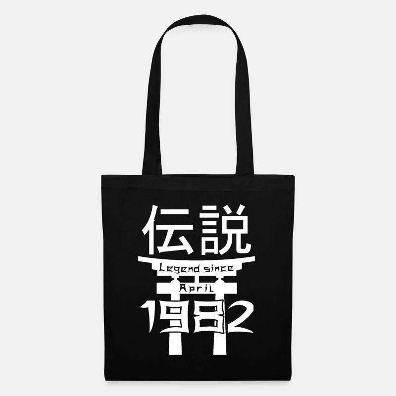 Legend since April 1982 Birthday Gift - Tote Bag - black