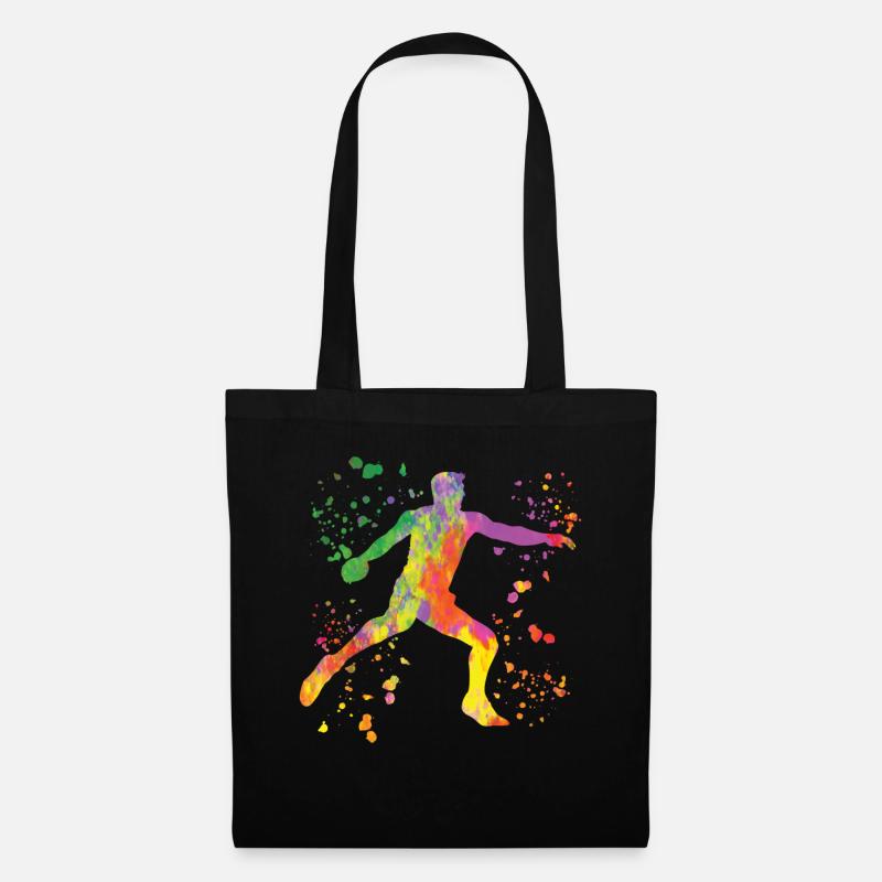 Lanceur de disque Lancer de disque Colorsplash - Sac en tissu - noir