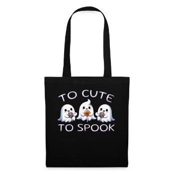 To Cute To Spook - Stoffbeutel - Schwarz - Vorne