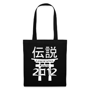 Legend since August 2012 Birthday Gift - Tote Bag - black - Front