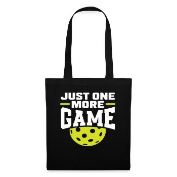 Just one more game Gamer Passion Pickleball - Tote Bag - black - Front