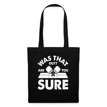 If that was over, you're sure table tennis - Tote Bag - black - Front