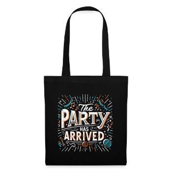 The Party Has Arrived 12 - Stoffbeutel - Schwarz - Vorne