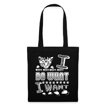 Himalayan cat Himalayan cat I Do What I Want - Tote Bag - black - Front