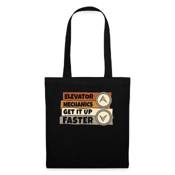 Elevator Mechanics Get It Up Faster Repair - Tote Bag - black - Front