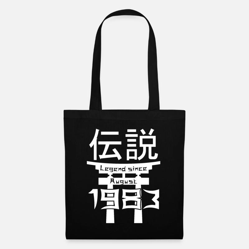 Legend since August 1983 Birthday Gift - Tote Bag - black