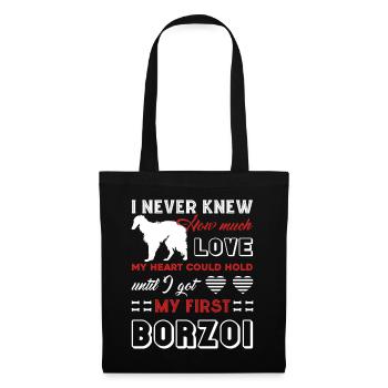 I Love My First Borzoi - Tote Bag - black - Front