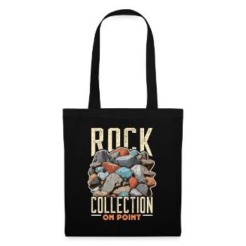 Géologue Collection de roches On Point Rockhounding - Sac en tissu - noir - Devant