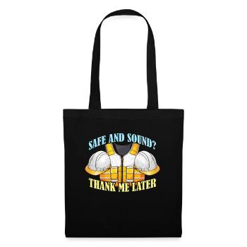 Agent de sécurité sain et sauf Merci Responsable de la sécurité - Sac en tissu - noir - Devant