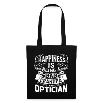Optician Dad Grandpa And Optician - Tote Bag - black - Front