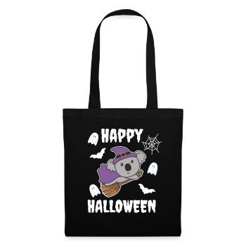 Koala Happy Halloween Witch Kids Witch Costume - Tote Bag - black - Front