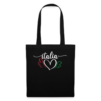 Italia - Sac en tissu - noir - Devant