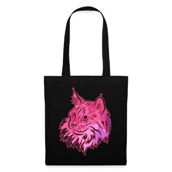 Norwegian Forest cat Norwegian Forest cat Colorful - Tote Bag - black - Front
