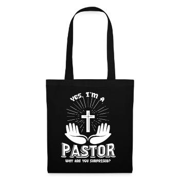 Pastor Yes I Am A Pastor - Tote Bag - black - Front