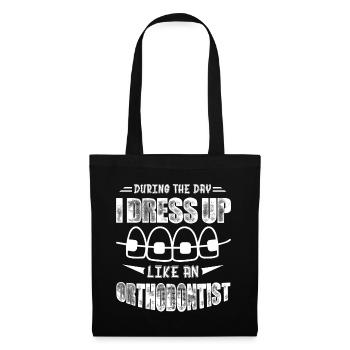 Orthodontist Dress Up Like Orthodontist - Tote Bag - black - Front