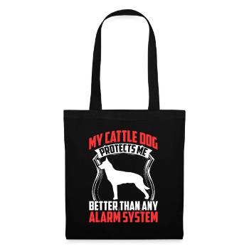 Australian Cattle Dog Protects Me Cattle Dog - Tote Bag - black - Front