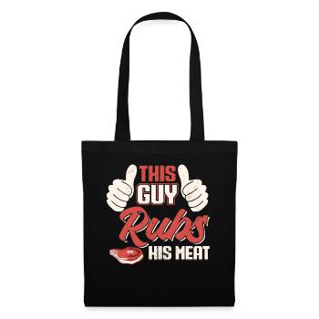 This Guy Rubs His Meat BBQ - Tote Bag - black - Front