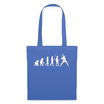 Baseball Sport Baseballspieler Pitcher Catcher USA - Stoffbeutel - Hellblau - Vorne