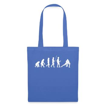 Baseball Sport Baseballspieler Pitcher Catcher USA - Stoffbeutel - Hellblau - Vorne