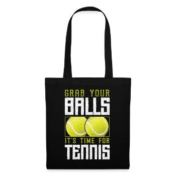 Funny Tennis Player Racket Pun - Tote Bag - black - Front