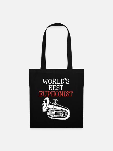 Der weltbeste Euphonist Euphonist Euphoniumist - Stoffbeutel - Schwarz