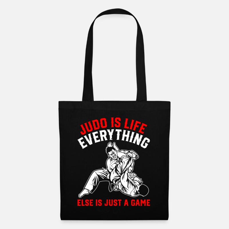 Judo is life everything else is just a game - Judo - Stoffbeutel - Schwarz