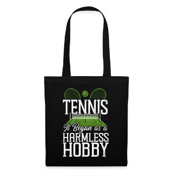Funny Tennis Player Racket Tennis - Tote Bag - black - Front