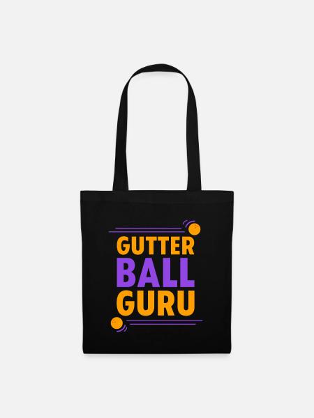 Gutter Ball Guru 3 - Stoffbeutel - Schwarz