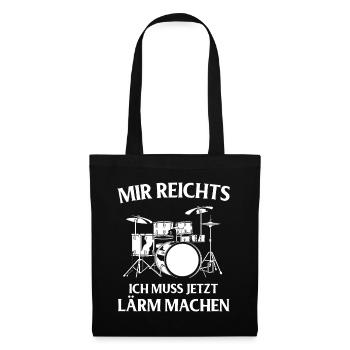 Drums Drums Drumstick Drummer Music Band Rock - Tote Bag - black - Front