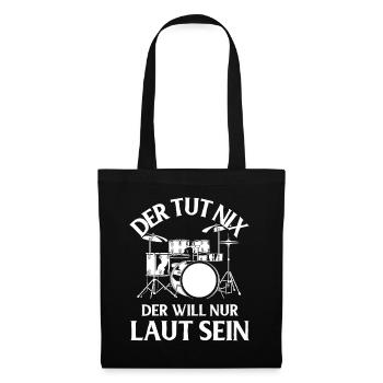 Drums Drums Drumstick Drummer Music Band Rock - Tote Bag - black - Front