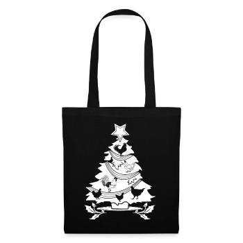 Funny Christmas Chickens Gifts - Tote Bag - black - Front