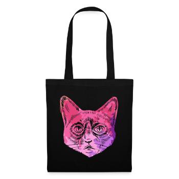 Snowshoe Cat Snowshoe Cat Colorful - Tote Bag - black - Front