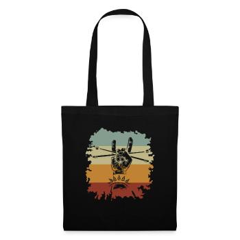 Drums Drums Drumstick Drummer Music Band Rock - Tote Bag - black - Front