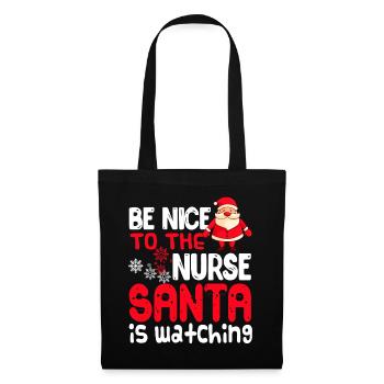 Be Nice To Nurse Christmas - Tote Bag - black - Front