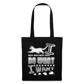 Savannah Cat I Do What I Want - Tote Bag - black - Front