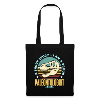 Paleontologist A Short Story I Am A Fossil Hunter - Tote Bag - black - Front